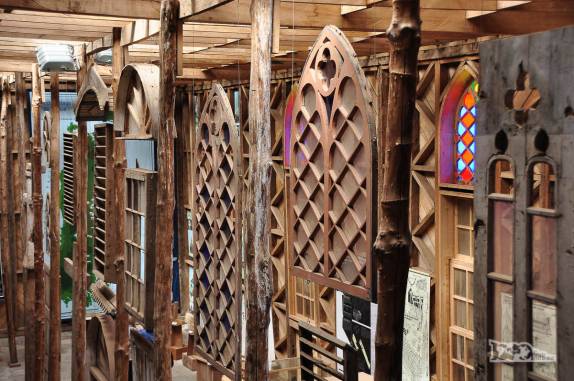 Exposição de antigas peças das famosas igrejas da ilha, no Convento Inmaculada Concepción, em Ancud, no norte da ilha de Chiloé, no sul do Chile